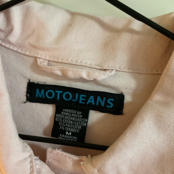 Fairweather Moto Jeans // Pink Denim Jacket - Picture 6 of 8